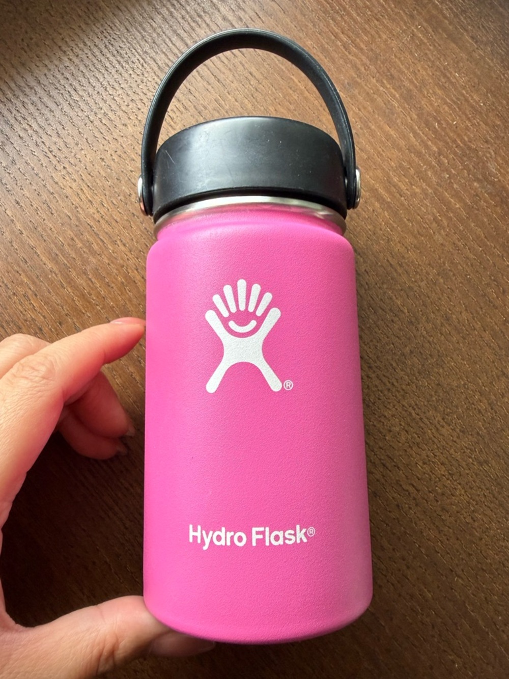 Hydro Flask Wide Mouth Bottle 12oz Pink